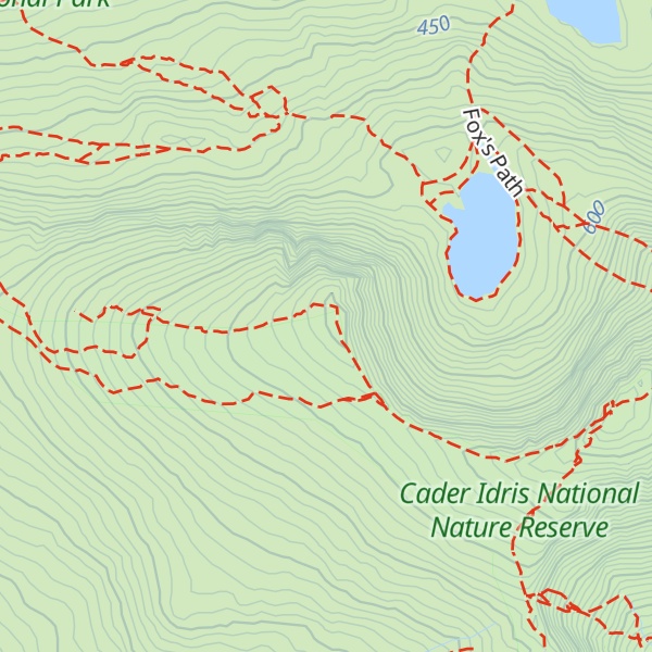 Map of Cyfrwy