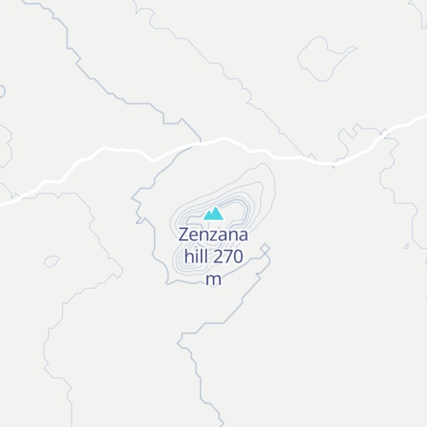 Map of Zenzana hill