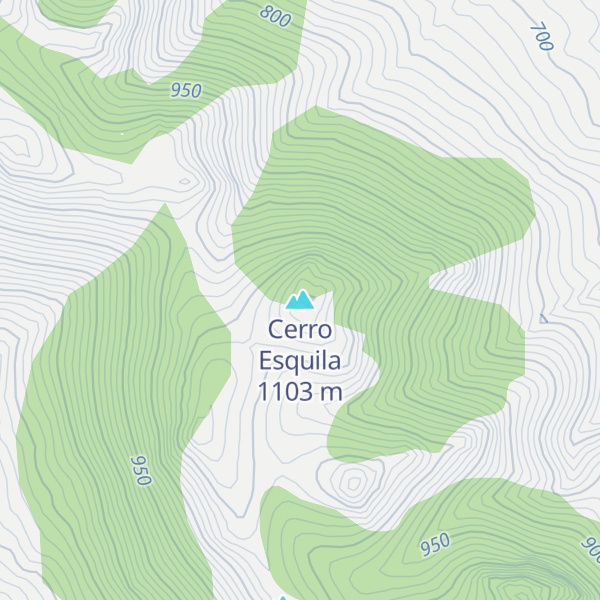 Map of Cerro Esquila