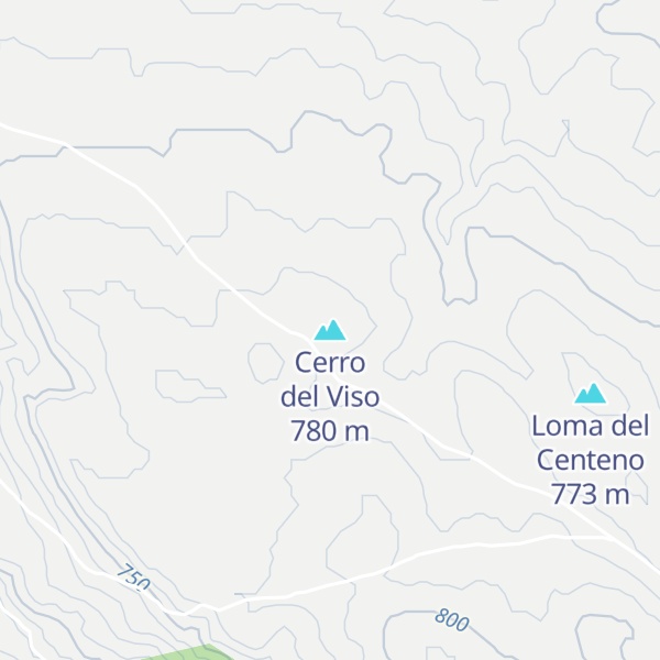 Map of Cerro del Viso