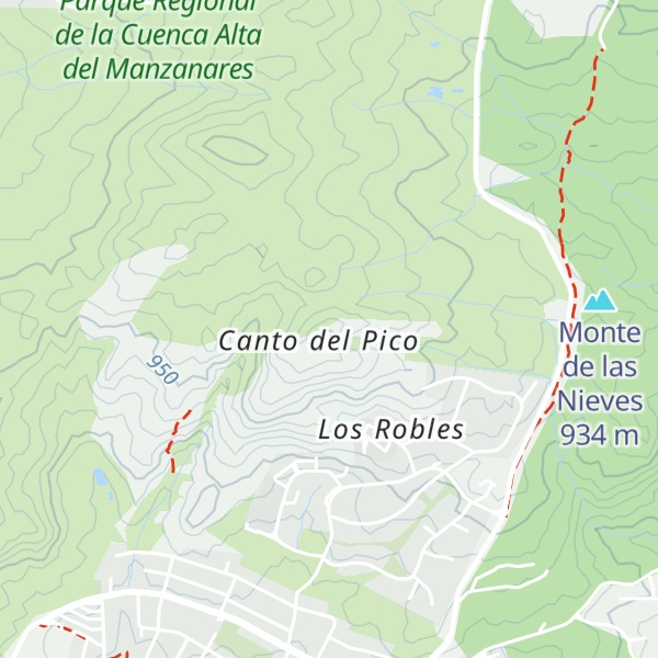 Map of Canto del Pico