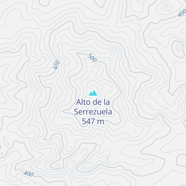 Map of Alto de la Serrezuela