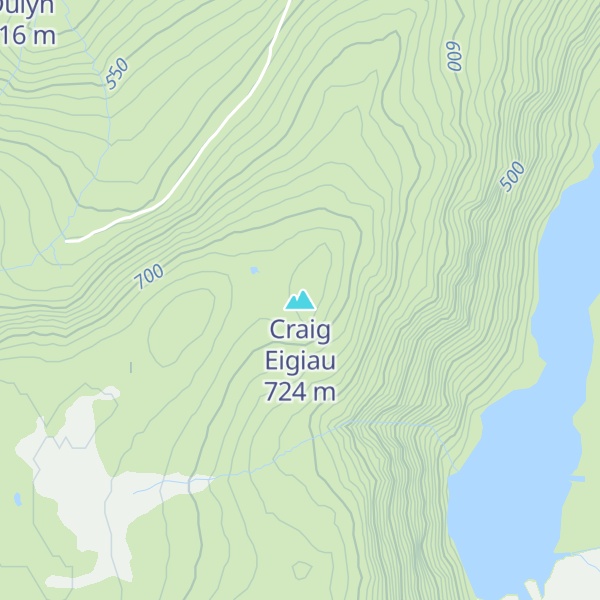 Map of Craig Eigiau