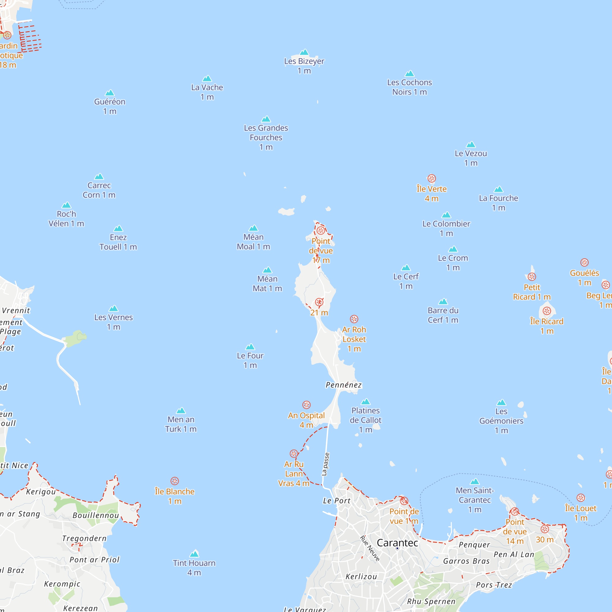 Gîte map