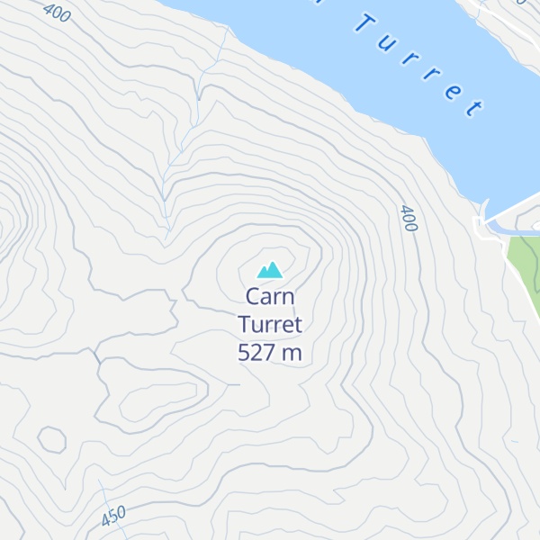 Map of Carn Turret