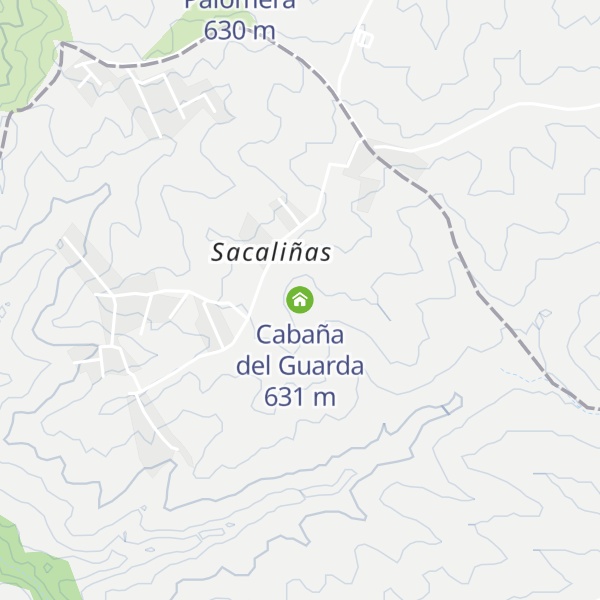 Map of Cabaña del Guarda