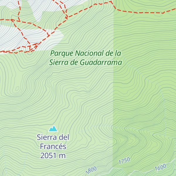 Map of Peña Carabitas