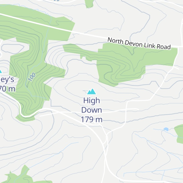 Map of High Down
