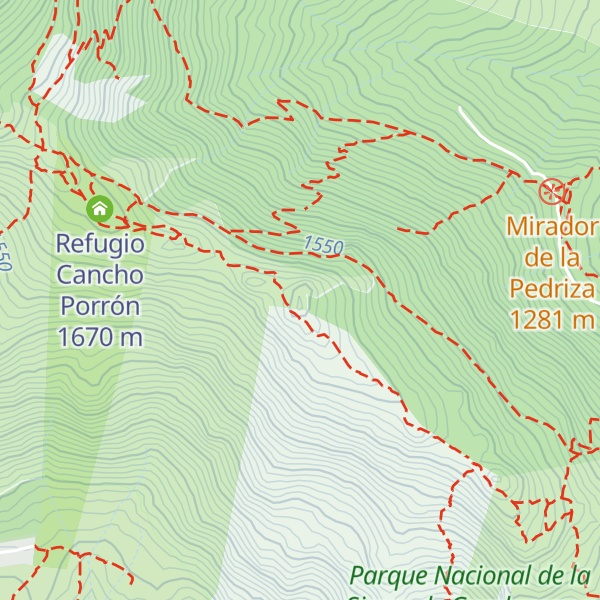 Map of Cancho de las Porras
