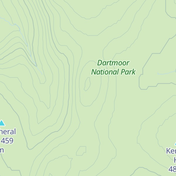 Map of Little Hound Tor