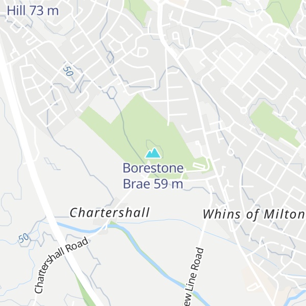 Map of Borestone Brae