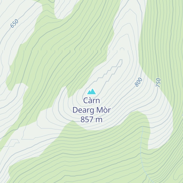 Map of Càrn Dearg Mòr