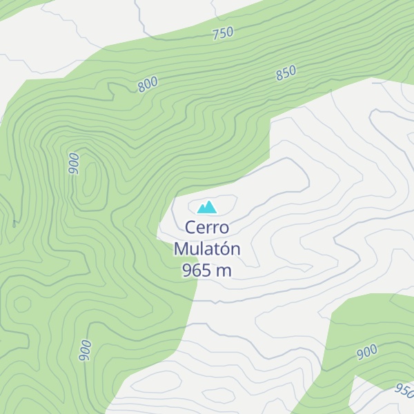 Map of Cerro Mulatón
