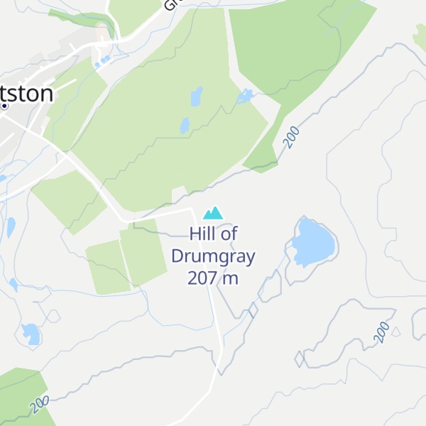 Map of Hill of Drumgray