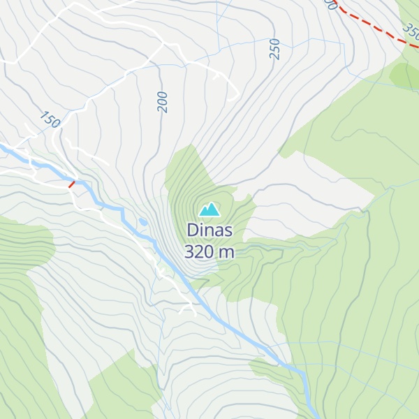 Map of Dinas