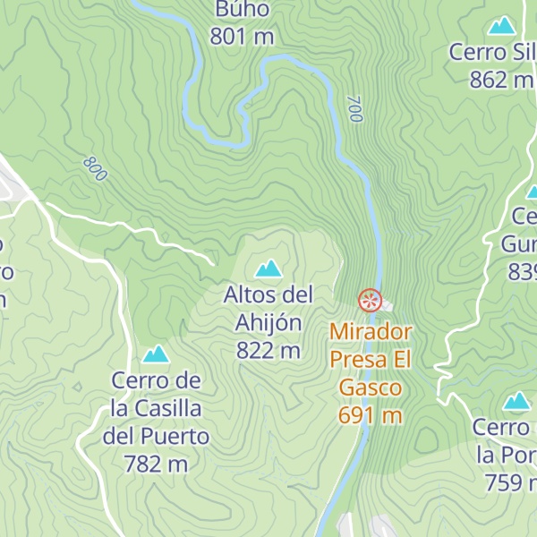 Map of Altos del Ahijón