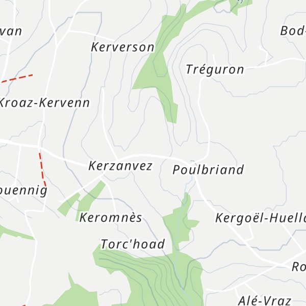 Map of Gîtes de Rozkannou