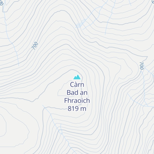 Map of Càrn Bad an Fhraoich