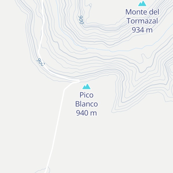 Map of Pico Blanco