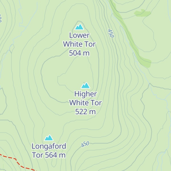 Map of Higher White Tor