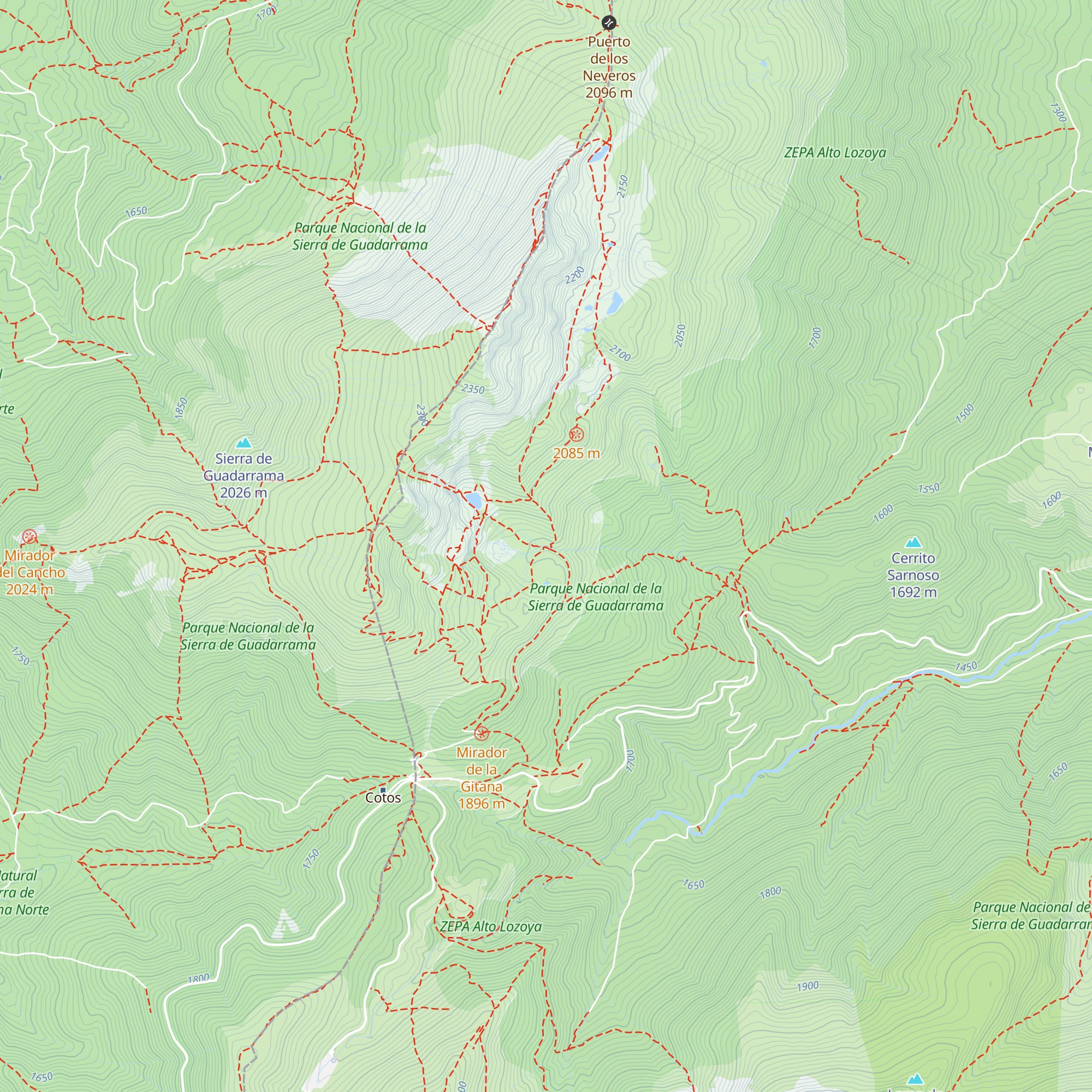 Choza del Guarda map