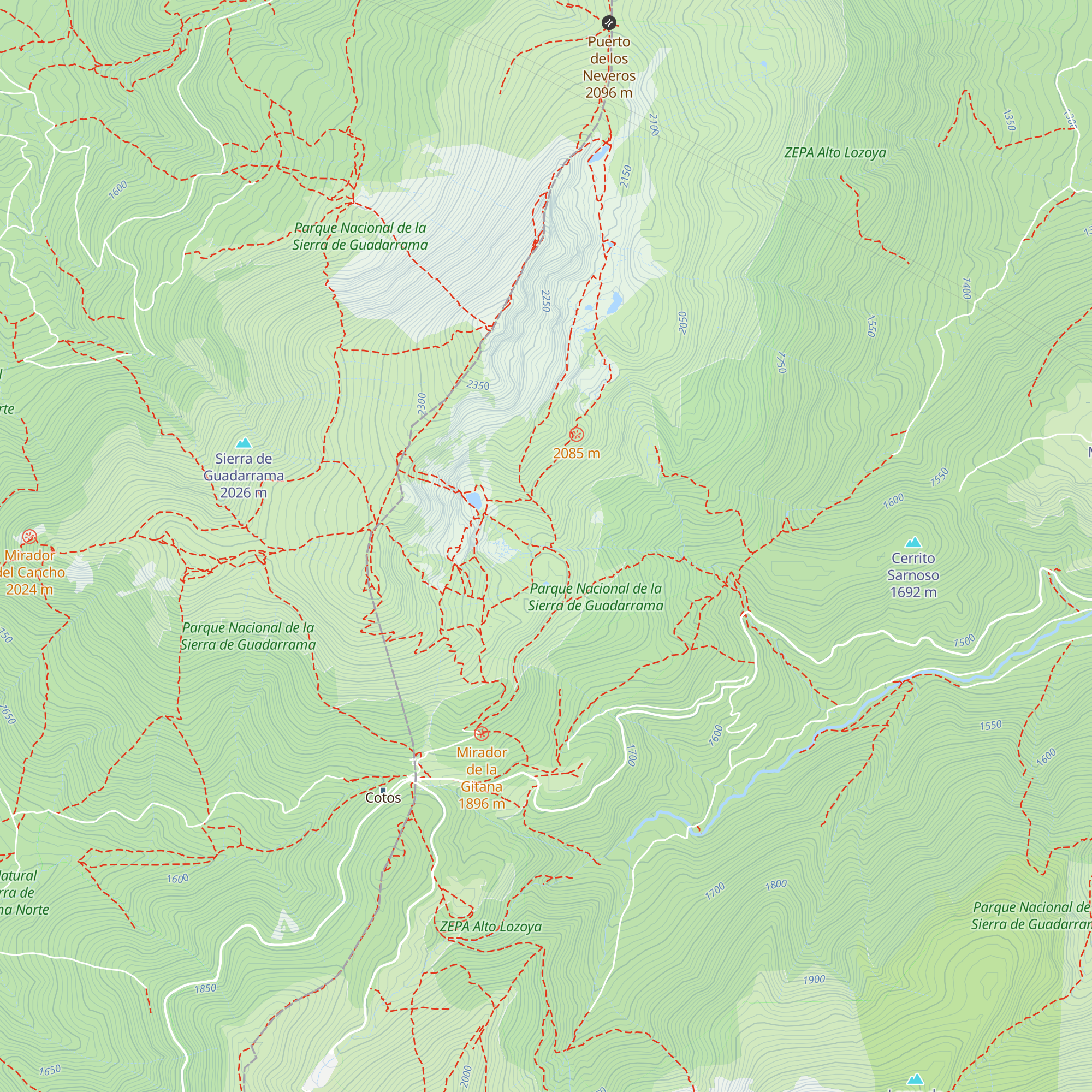 Choza del Guarda map