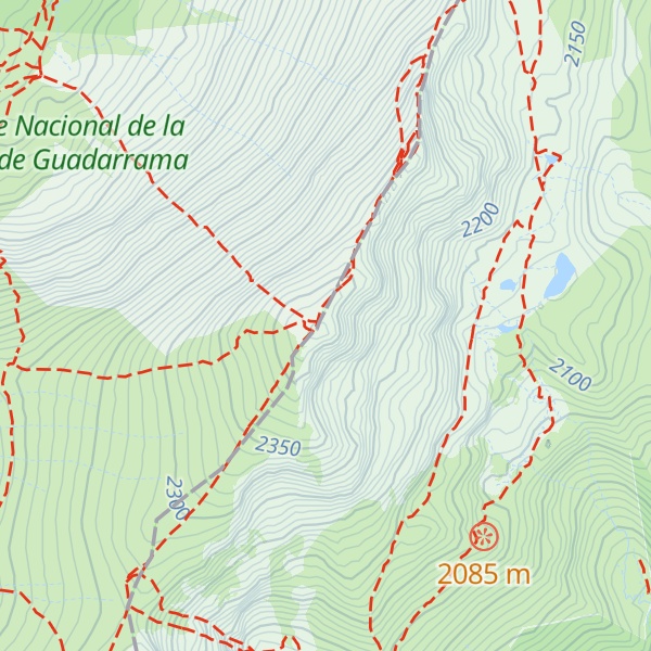 Map of Peñalara