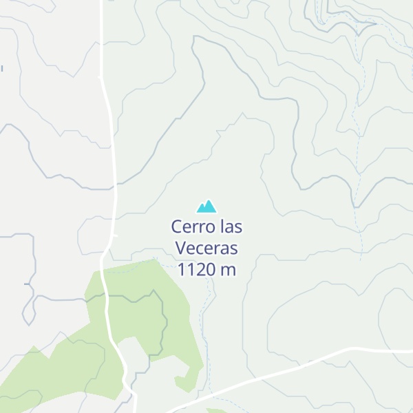 Map of Cerro las Veceras