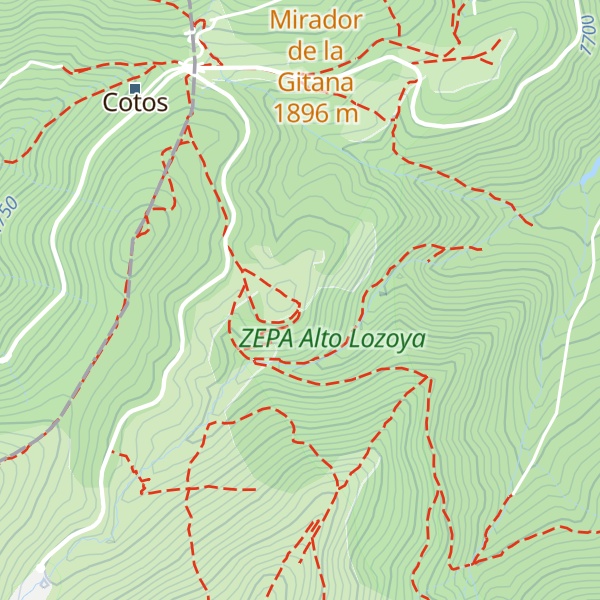 Map of Refugio El Pingarrón
