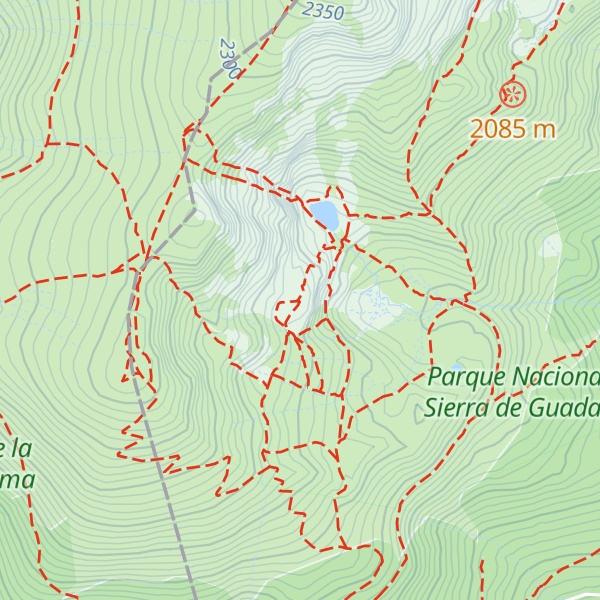 Map of Refugio Zabala