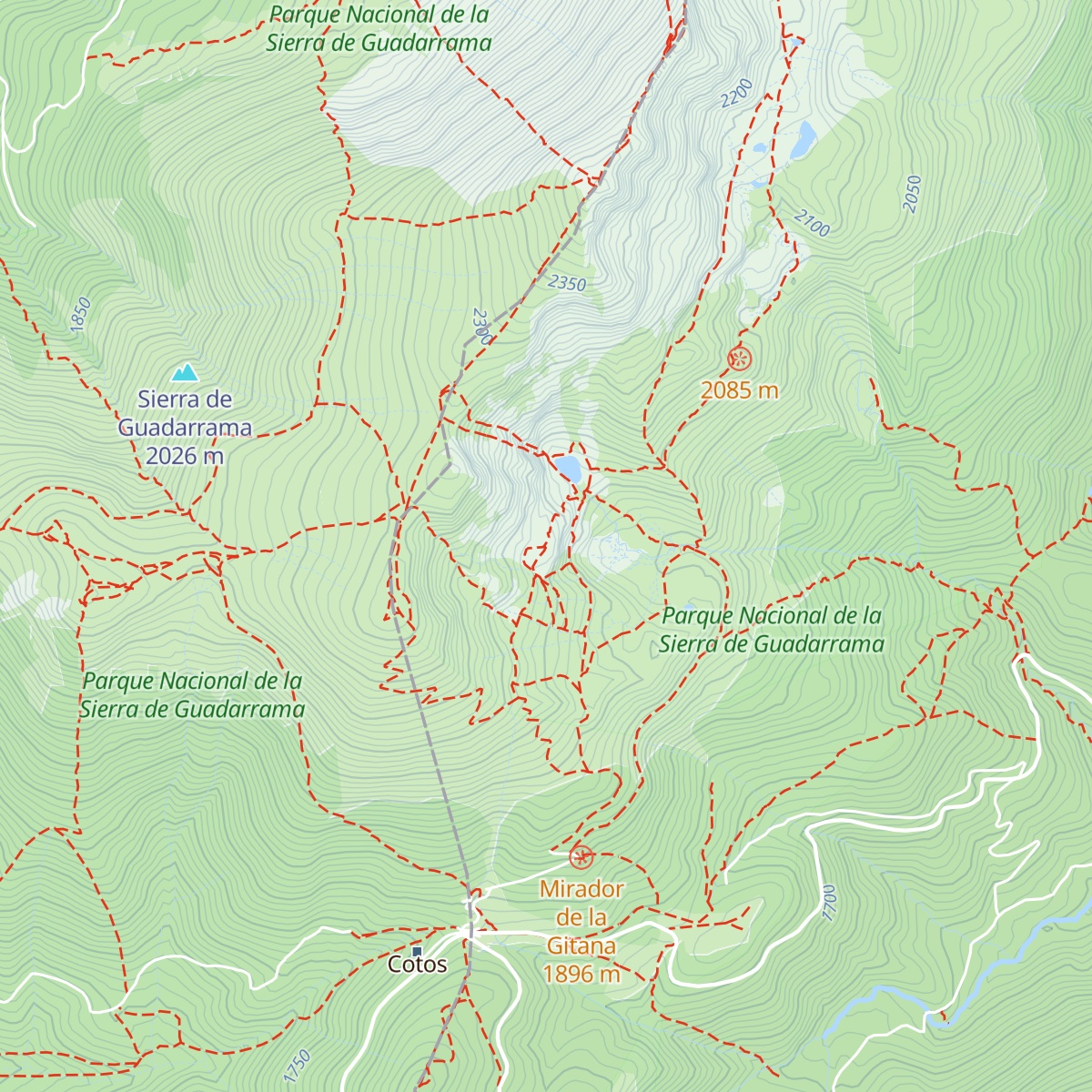 Refugio Zabala map