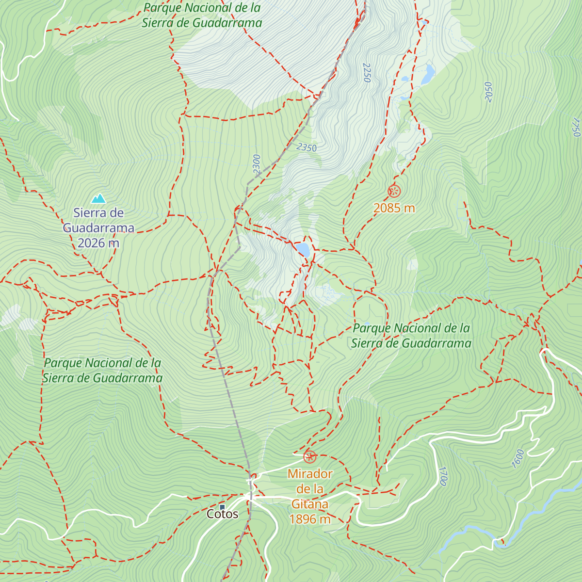 Refugio Zabala map