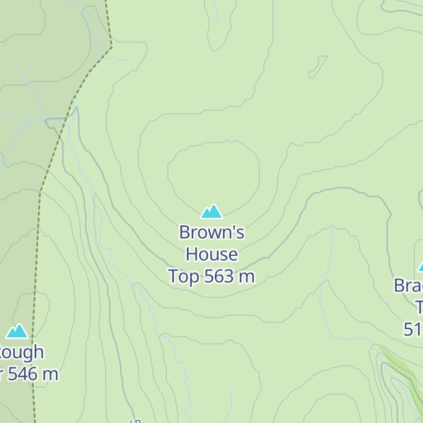 Map of Brown's House Top