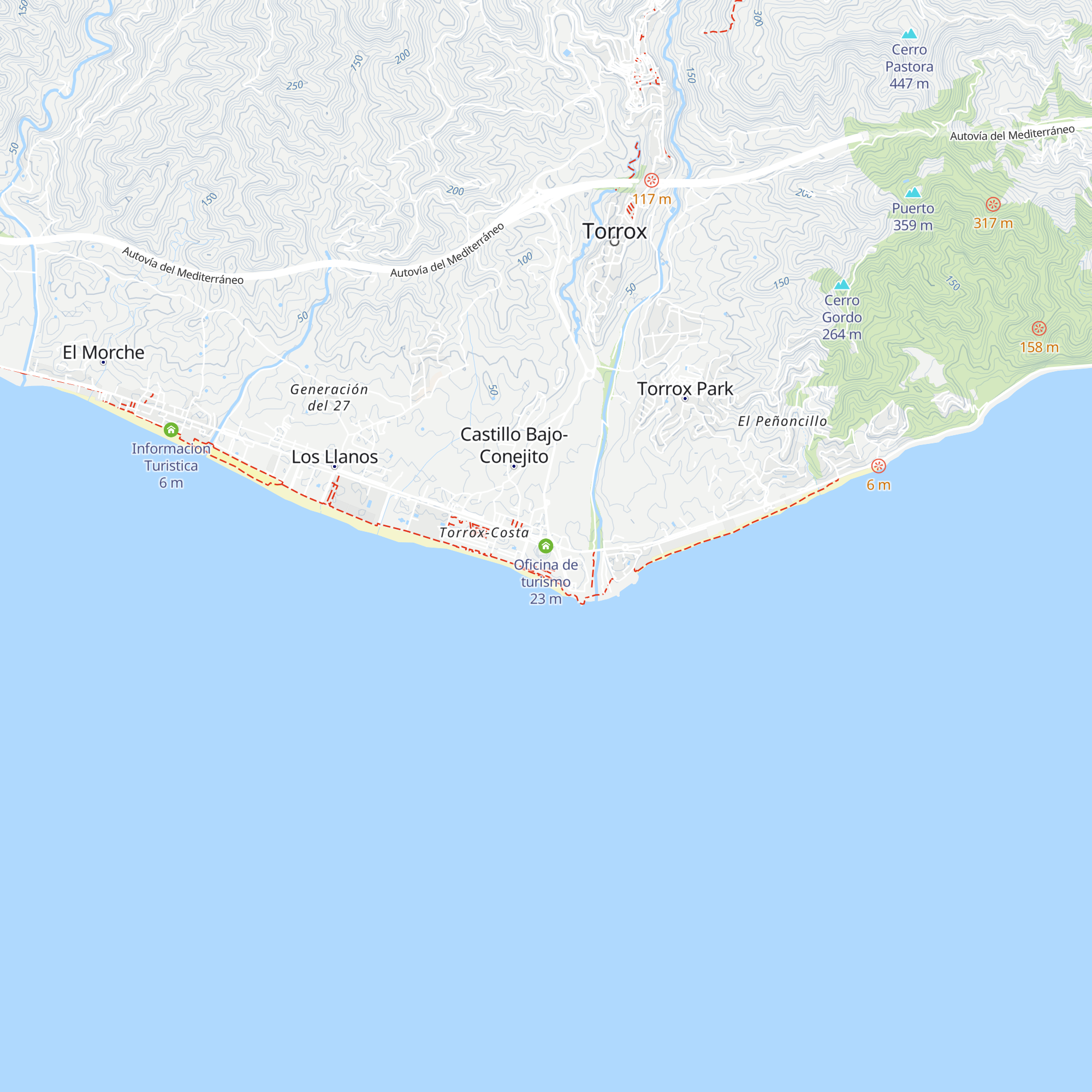 Oficina de turismo map