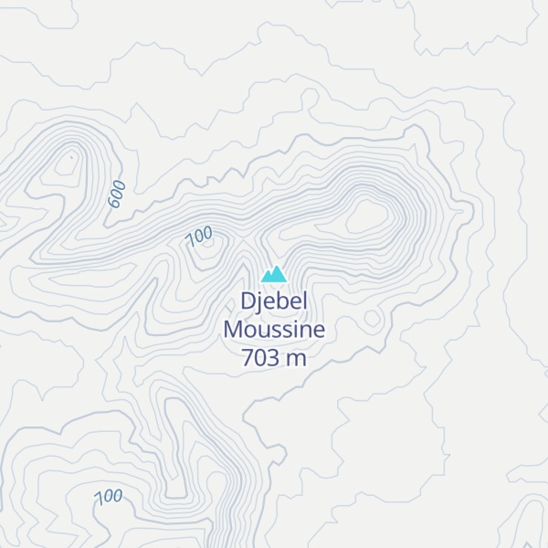Map of Djebel Moussine