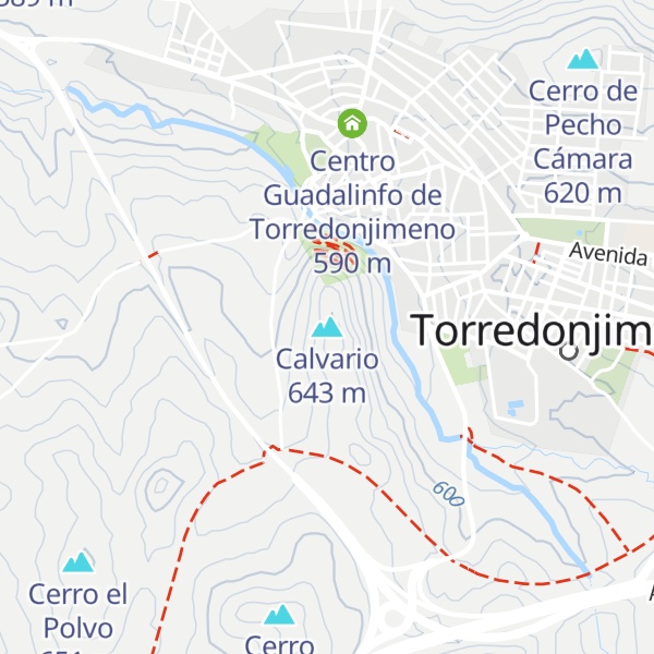 Map of Calvario