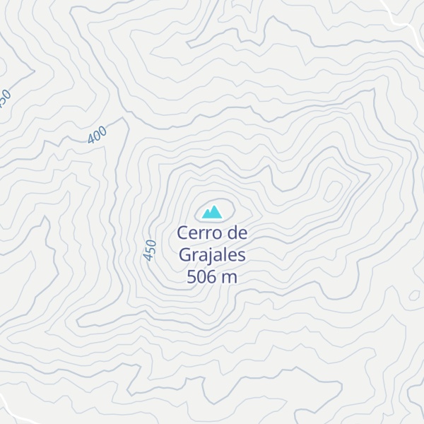 Map of Cerro de Grajales