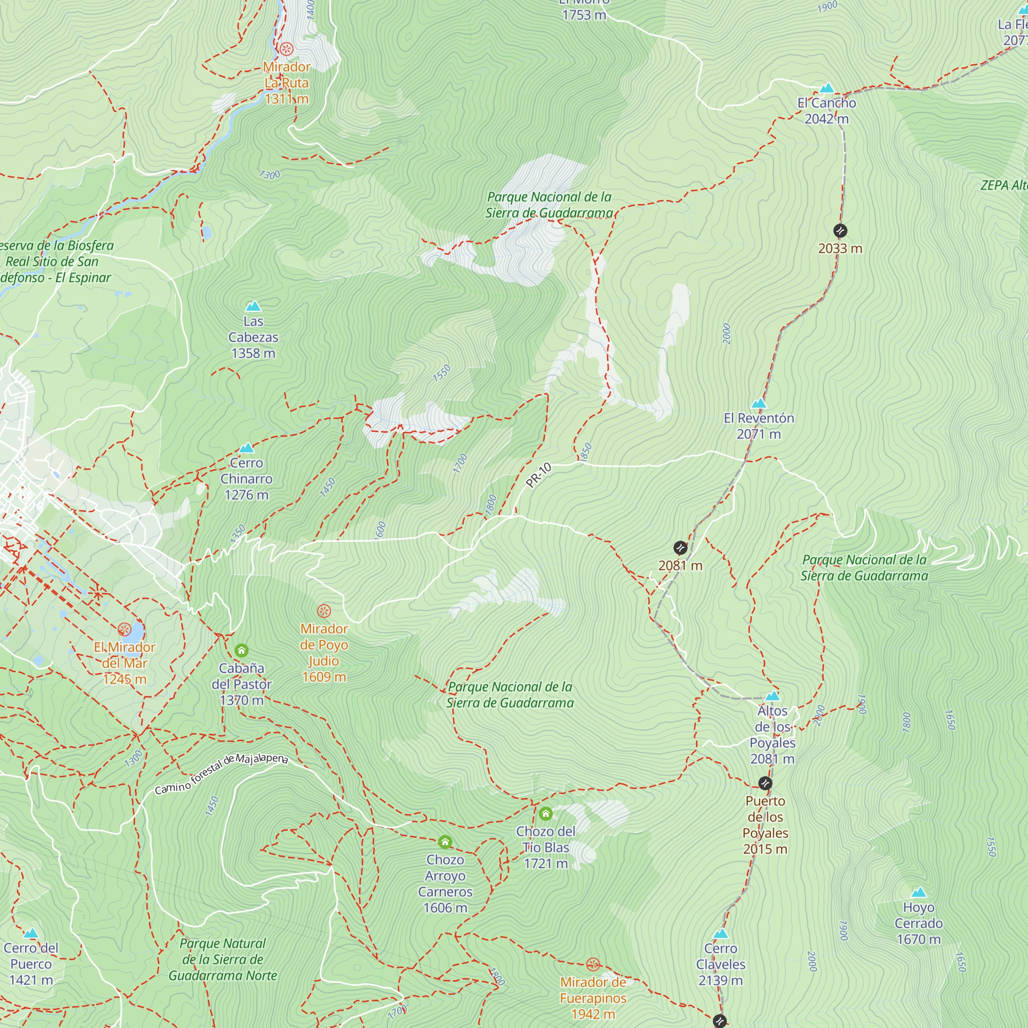 Chozo de La Fuente del Infante map