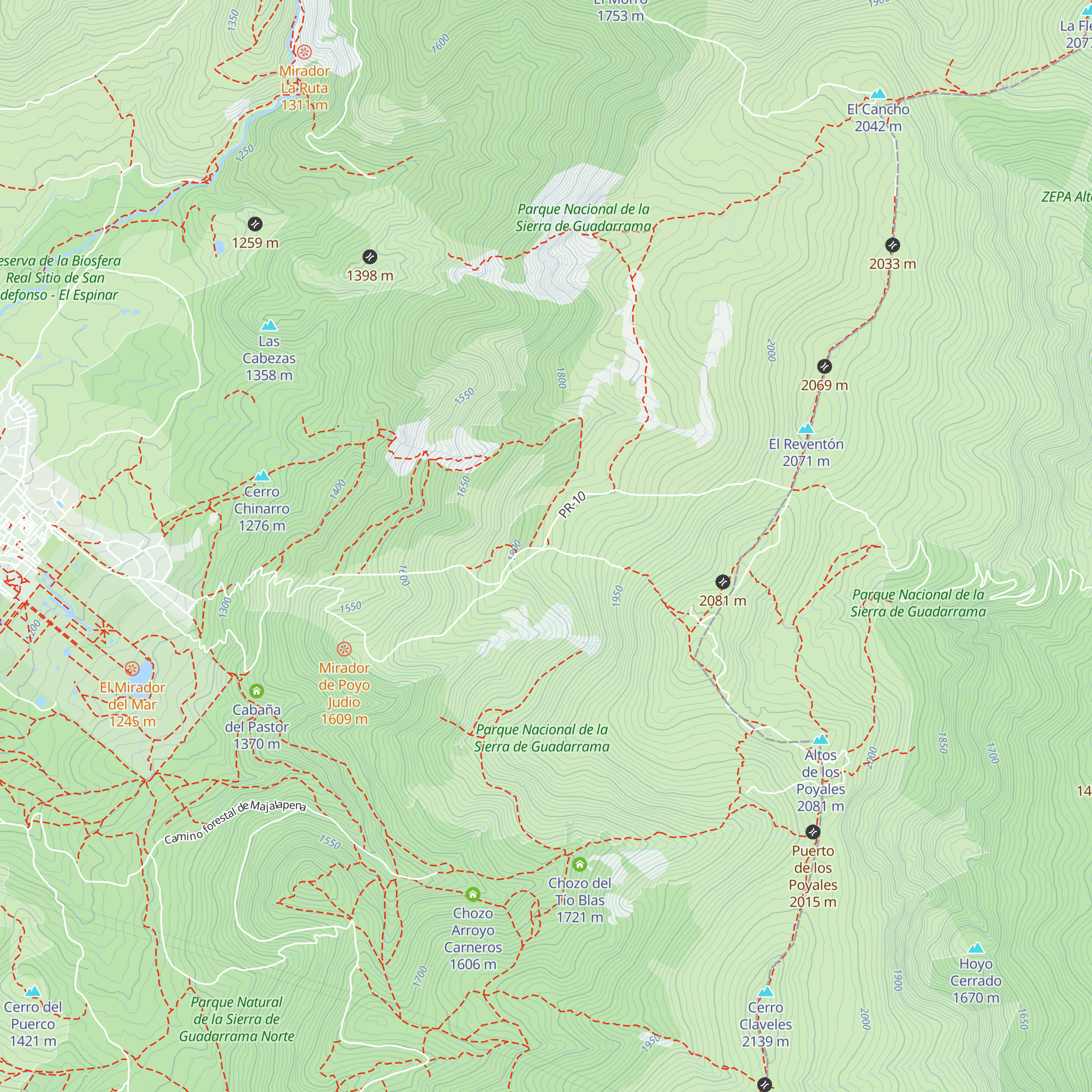 Chozo de La Fuente del Infante map
