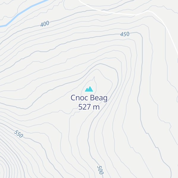 Map of Cnoc Beag