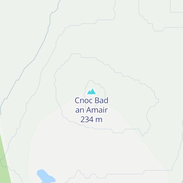 Map of Cnoc Bad an Amair