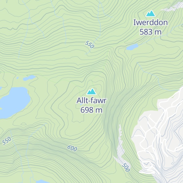 Map of Allt-fawr