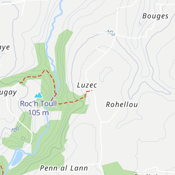Map of Gîte de Luzec