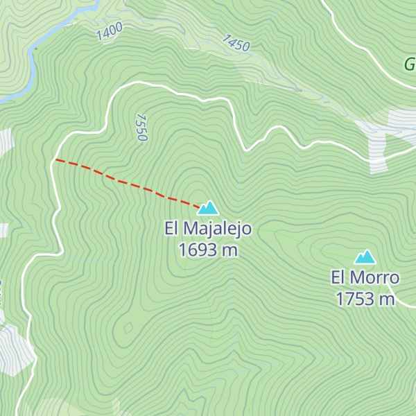 Map of El Majalejo