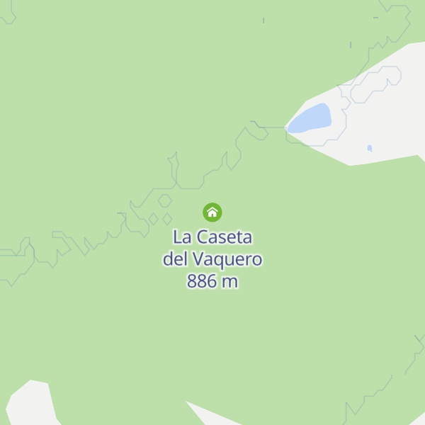 Map of La Caseta del Vaquero