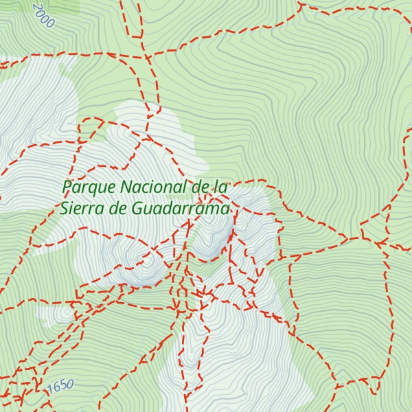 Map of La Maliciosa