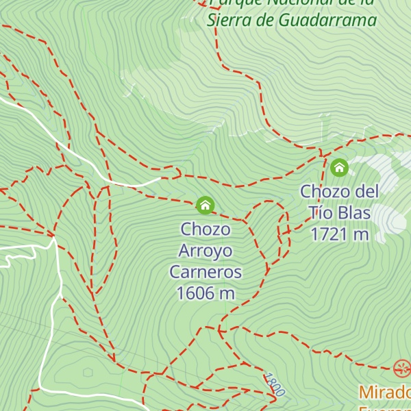 Map of Chozo Arroyo Carneros