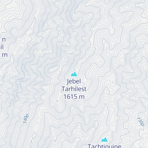 Map of Jebel Tarhilest