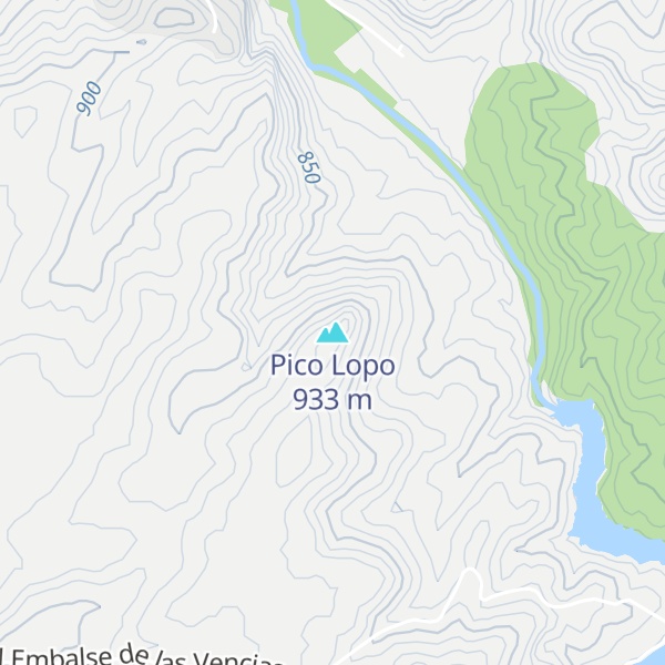 Map of Pico Lopo