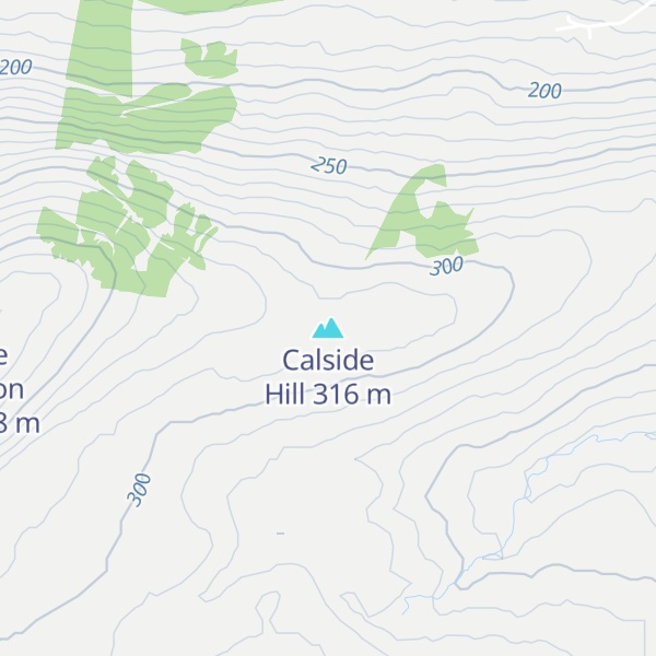 Map of Calside Hill